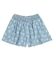 [Molo] Molo Alanis printed cotton shorts Y 5 blue