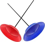GLSTOY 2 Sets Juggling Hands Balance Board for Turntable Juggle Sticks Juggling Game for Adults Balance Juggling Clown Party Supplies Balancing Board Plastic