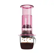 Aeropress Clear Coffee Press Pink