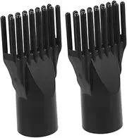 2pcs Pet Water Blower Diffuser Attachment Blow Dryer Comb Nozzle Blower Dryer Comb Hair Dryer Comb Attachment Comb Nozzle Attachment Hair Dryer Nozzle Attachment Hair Combs Abs