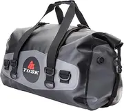 [TUSK] Dry Duffel Bag Medium (33 Liters) Top Load Black/Grey