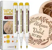 Scorch Pen For Wood | Woodworking Burning Pen | Art Paste Marker,Burning Paste Kit,Wooden Gel,Wood Burn Marker Burn Accurately & Easily Designs On & Crafts