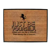 Animal Be Yourself Unless Unicorn - Funny Novelty Doormat Man Cave Floor mat