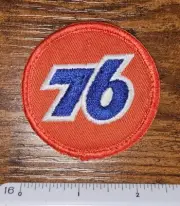 Vintage Original Union 76 Oil & Gas Auto Mechanic Jacket Hat Orange Patch