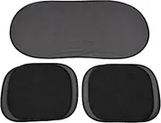 bairong Car Window Shades,5 Pack Car Shade for Side and Rear Window,SPF 30+ Your Kids/Pets in Back,Blocks Over 98% of Harmful Uv (14.2 Inch .3 Inch 19.7 InchX39.4 Inch)