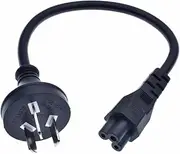 AU to C5 Power Cord,3-Pin Australia/New Zealand/China Plug to IEC 60320 C5 3-Prong AC Power Cord,SAA AS/NZS 3112 to C5 Power Cable Cord. 18AWG (0.5m/1.6ft)