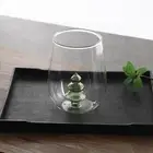 Christmas Dinner Glassware Tree Wine Glass Festive Stemless Glasses Set Perfect