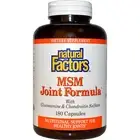 Natural Factors, MSM Joint Formula with Glucosamine & Chondroitin Sulfate, 180 C