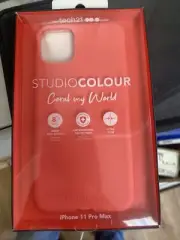 Tech21 Studio Colour Case for Apple iPhone 11 Pro Max, Coral My World, Pink @28