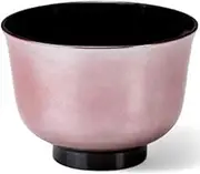 J-Kitchens Lily Soup Bowl (Soup Bowl, Bowl, Wan, Lacquerware), Vermilion/Silver Pearl, 4.1 x 4.1 x 2.9 inches (10.5 x 10.5 x 7.4 cm), ABS Resin, Made in Japan