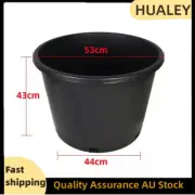 5x 20Gallon Black Plastic Nursery Pot Plant Garden Container Planter Pots AU