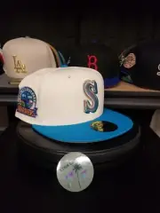 Exclusive New Era 59FIFTY Seattle Mariners Fitted Hat 7 5/8
