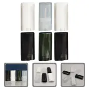 6 Pcs Antiperspirant Tube Body Empty Lip Bottle Lipstick Travel Gloss