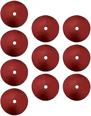 Ｂｅｓｇａ 10Pcs Tree Mulch Rings for Weed Control Protection Mats Cloth Cover Landscaping Round 24 inch Weed Barrier Fabric Non Woven, Red