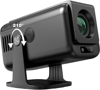 1080P Portable LED Projector with Android 13, Wifi & Bluetooth – Includes 120” S