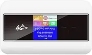 Birfcek 4G SIM Card WiFi Router Color LCD Display LTE Modem Sim Card Pocket MIFI Hotspot 10 WiFi Users Built-in Battery