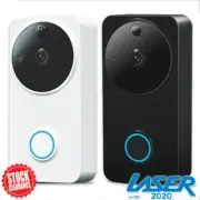 LASER Smart Doorbell Camera HD Video WiFi Door Bell Intercom Chime Ring + Mic