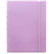 Filofax Classic A5 Notebook Ruled Page Leather-Look Writing Stationery Orchid