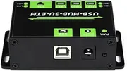 3 Way USB 2.0 Ports Adapter HUB Multiport Hub with 1 100M Ethernet Port and 3X Extended USB Ports