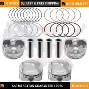 For OVERSIZE +0.5MM Piston & Ring Set 2012-2016 Hyundai Kia Accent Rio 1.6L DOHC