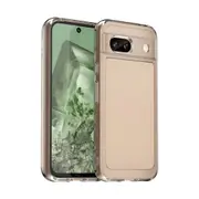 For Google Pixel 8a Candy Series TPU Phone Case, Transparent Grey