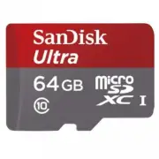 SANDISK 64GB MICRO-SD SDXC MEMORY CARD HIGH SPEED CLASS 10 UHS-1 for SMARTPHONES