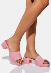 Watermelon Anyway Anyhow Block Heels
