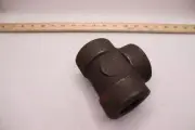 Tee Fitting Forged Steel 1-1/2" x 3/4" NPT B16 A/SA105