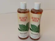 Burt's Bees Peppermint Rosemary Body Wash Fabulously Fresh 12 Fl Oz 2-pack