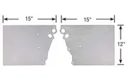 Competition Engineering Motor Plate Front Aluminium 0.250in. Thick Chevrolet LS Engines Each