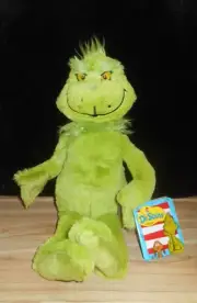 AURORA DR. SEUSS HOW THE GRINCH STOLE CHRISTMAS 17" PLUSH GRINCH DOLL NEW