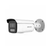 Hikvision DS-2CD2T47G2H-LISU/SL, 4MP Camera IP Bullet, Lens 2.8mm, IR 60m, White
