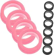PartyKindom Pet Scissor Ring 10pcs Silicone Scissor Finger Rings Hairdressing Shear Supply Non-slip Comfortable Grip Professional Shear Finger Protector