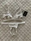 New Nightgames Bow Peep Set Size 10 $59.99 Crotchless Thong & Bralette