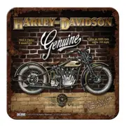 Harley Davidson Brick Wall Coaster Set of 4