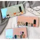 三星 S7EDGE S8 S8+ S9 S9+ NOTE8 一排貓咪 粉藍 可愛 韓風 手機保護殼