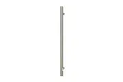 Radiant VTR-950 Vertical Heated Towel Rail - 40 x 950 mm - Brushed Nickel - Stainless Steel