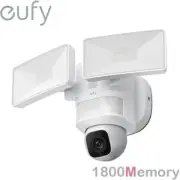 eufy Security Floodlight Cam E30 2000 lm Wired White Home Security Camera IP65