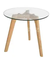 Stad Round Side Table - Natural