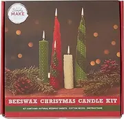 [Simply Make] Beeswax Christmas Candles Make Your Own, Candle Making Craft Kit, Craft Supplies for Adults and Older Children Kids, Ideal Starter Hobby for Beginners Or Experienced Crafters, Great Gift