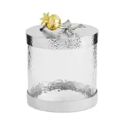 Michael Aram Pomegranate Silver and Gold Extra-Small Canister