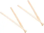 CATIEBYE 2 Pairs Maple Drumsticks Performance Percussion Drum Sticks for Safe Musical Instrument Play Drumstick for Various Drum Styles