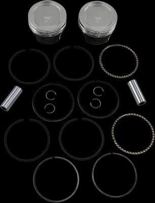 Wiseco Tracker Forged Piston Kit 1200cc 3.518 10:1 HD Iron 883 09-22