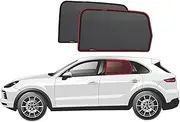 Genuine SNAPSHADES Car Rear Window Shades for Porsche Cayenne 2nd Gen (2010-2017)
