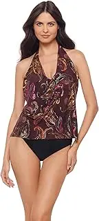 [MagicSuit] Women's Swimwear Sophie Underwire Tankini Top, Bamboo, 08