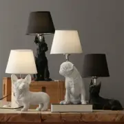 Beagles Corgi Pugs Puppy LED Table lamp Bedside Bedroom Decorative Desk Lights