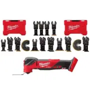Milwaukee Oscillating Multi-Tool 18V Brushless Cordless w/ Blade Kit (21-Piece)