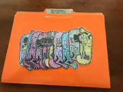 Bookworm! Short vowel review 1st Grade language arts file folder game teacher