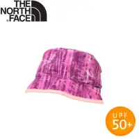在飛比找momo購物網優惠-【The North Face】童 抗UV遮陽帽《桃粉紫蘆葦