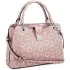 Guess Comins Mauve Satchel Shoulder Handbag NWT